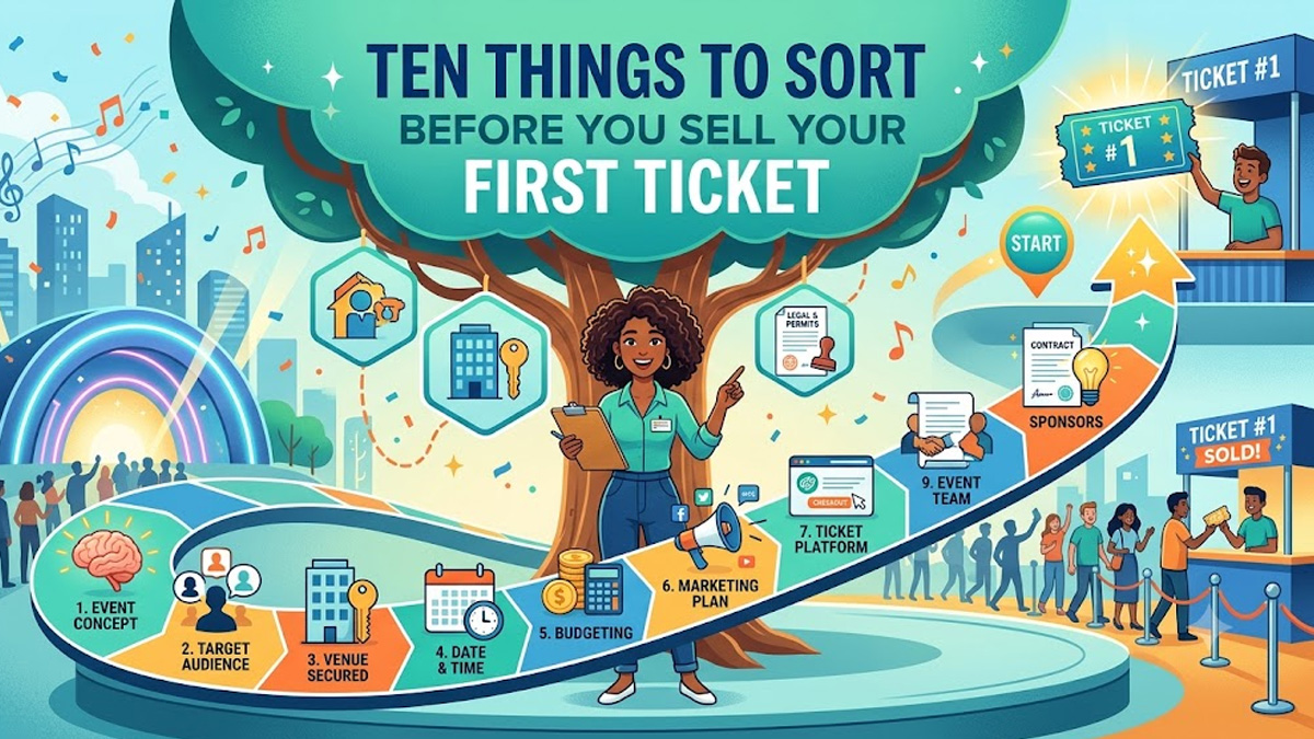 Ten things to sort before you sell your first ticket